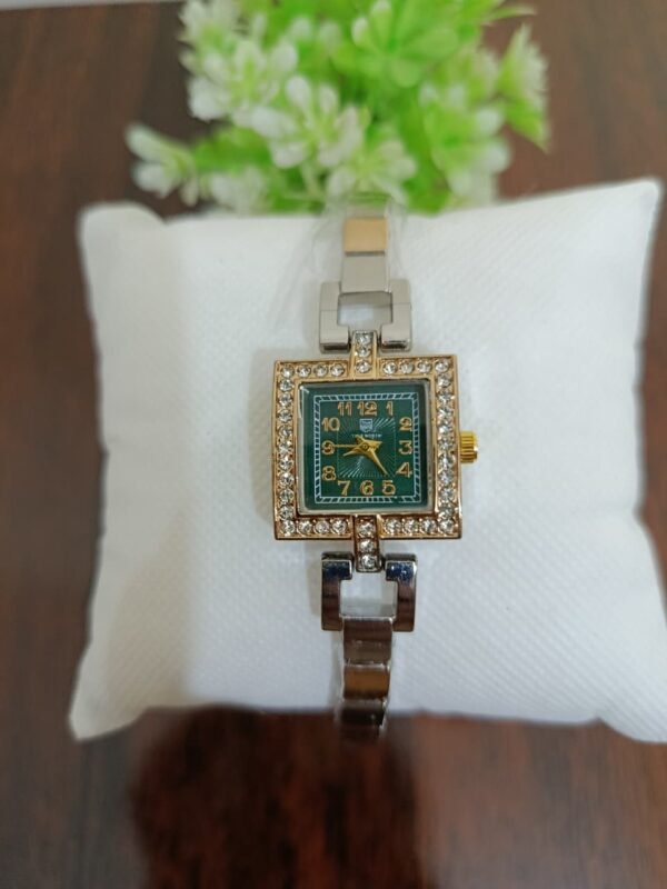 Tw Square Green Dial Luxury (Ladies)
